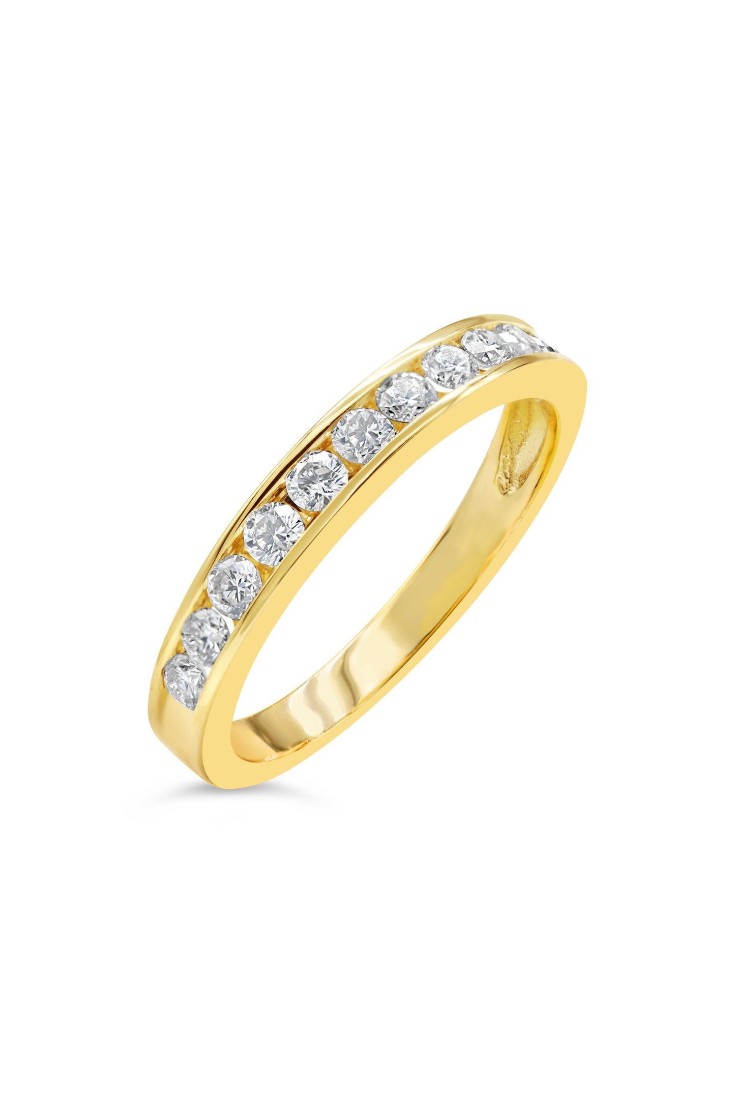 0.50 TDW DIAMOND CHANNEL SET BAND