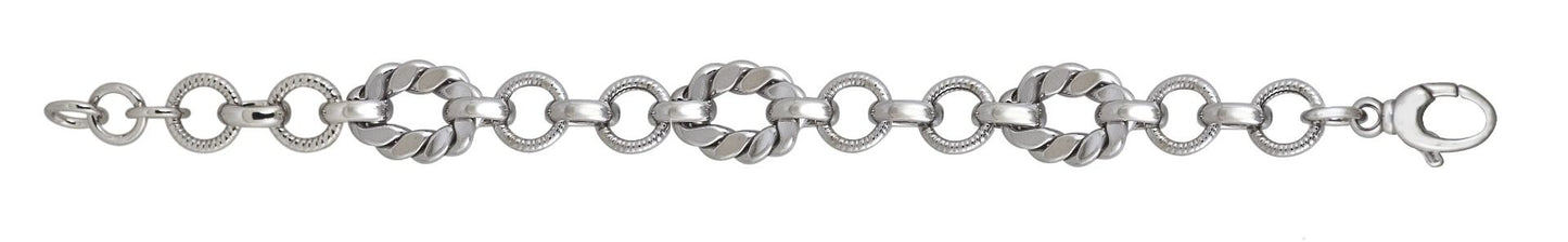 SILVER FANCY BRACELET