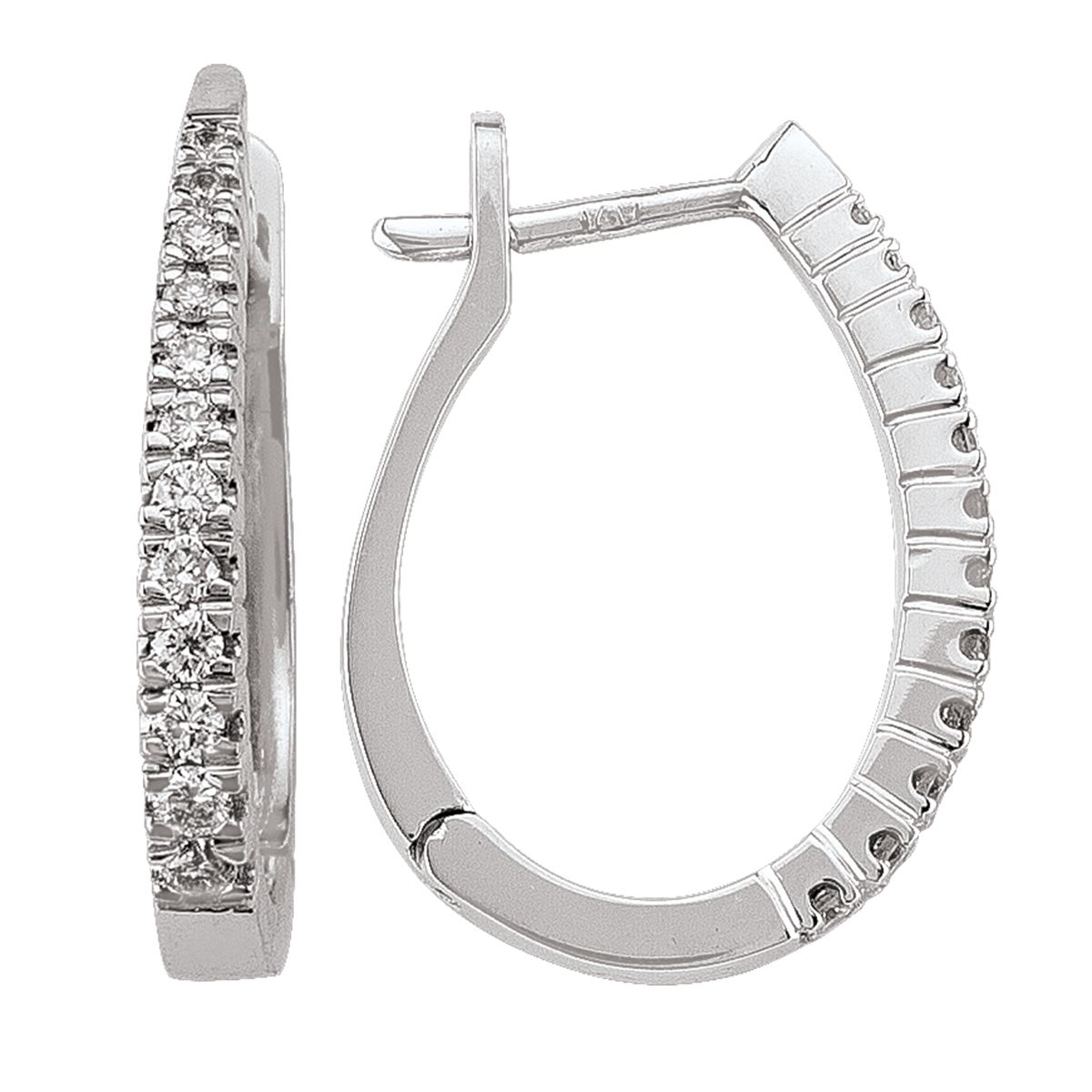 DIAMOND HUGGIE EARRING