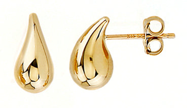 10K TEAR DROP EARRING