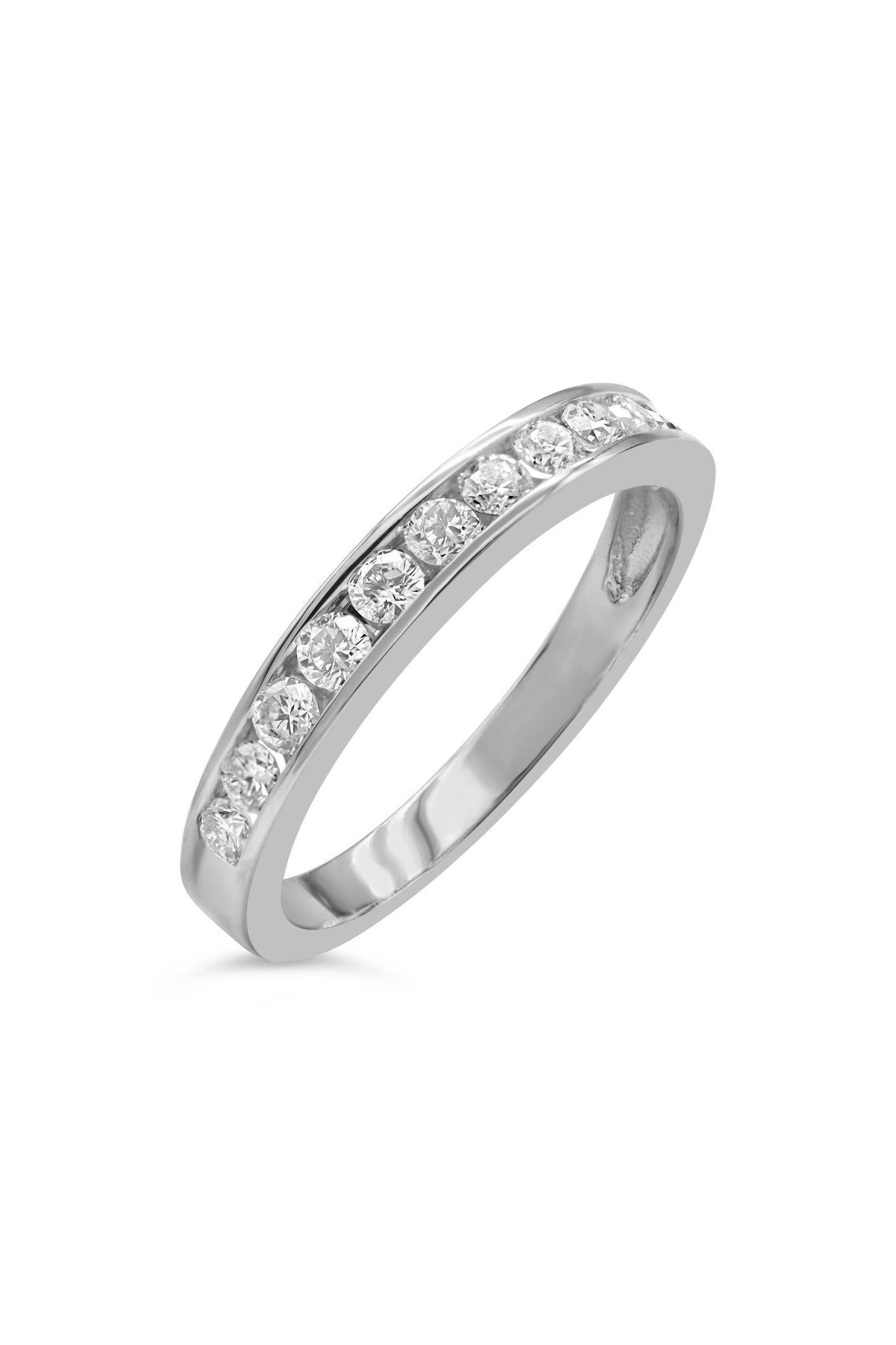 0.25TDW DIAMOND CHANNEL SET BAND