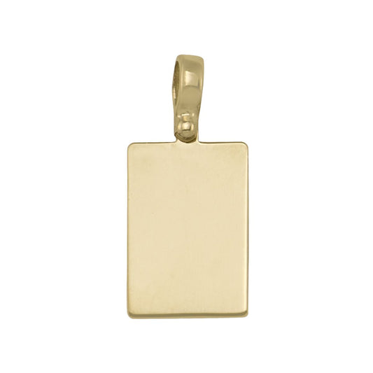 PLAIN RECTANGULAR TAG PENDANT